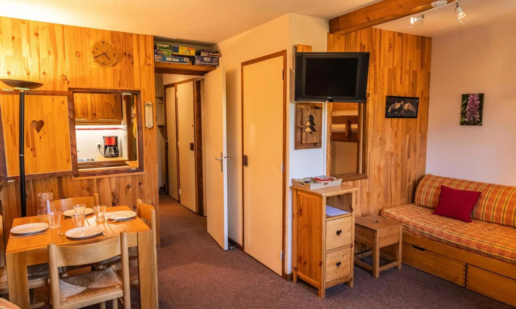 Residence Le Belvedere - Studio Coin Montagne Au Coeur Des Orres 1650 Mae-6644 ليه أورس فرنسا